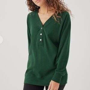 Women's Airplane Button Tunic NWOT